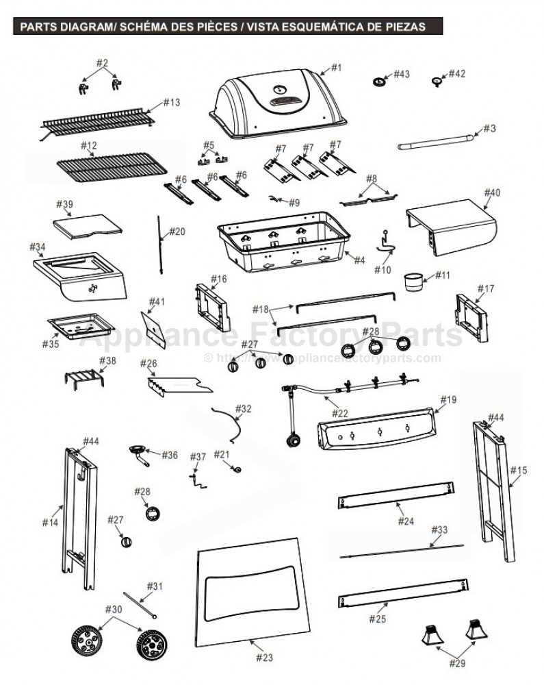 weber spirit e 310 parts diagram