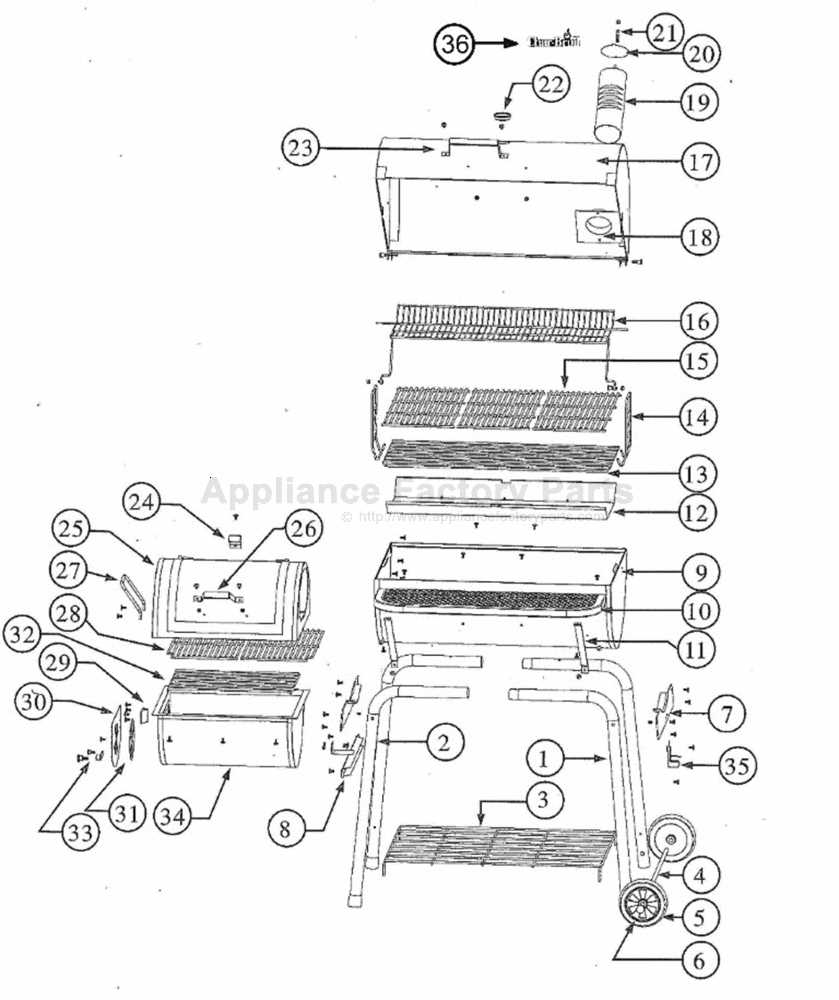 weber summit grill parts diagram