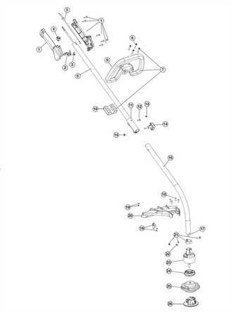 weed wacker parts diagram