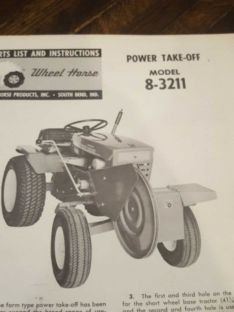 wheel horse 312 8 parts diagram