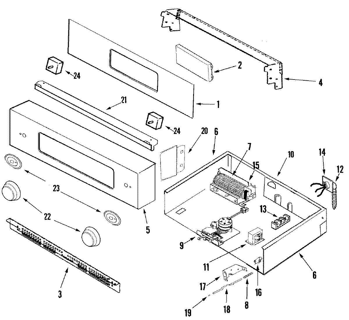 whirlpool accubake oven parts diagram