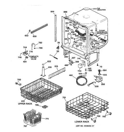 whirlpool gold quiet partner iii parts diagram