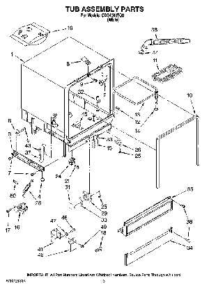 whirlpool trash compactor parts diagram