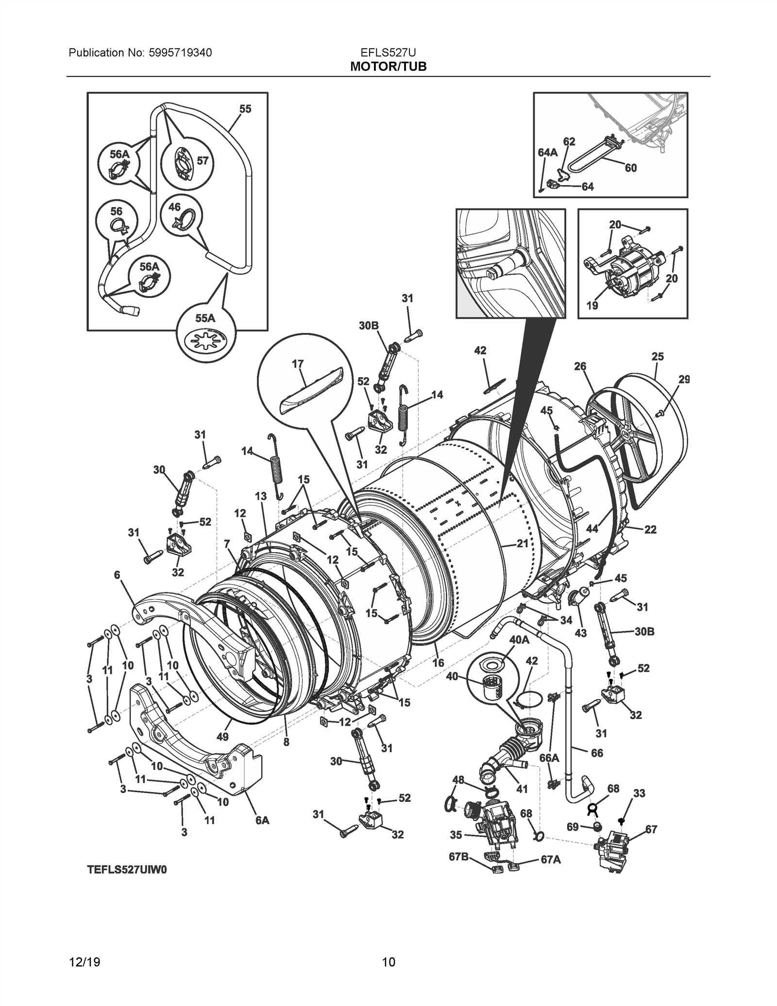 whirlpool washing machine parts diagram