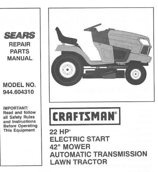 white lawn mower parts diagram