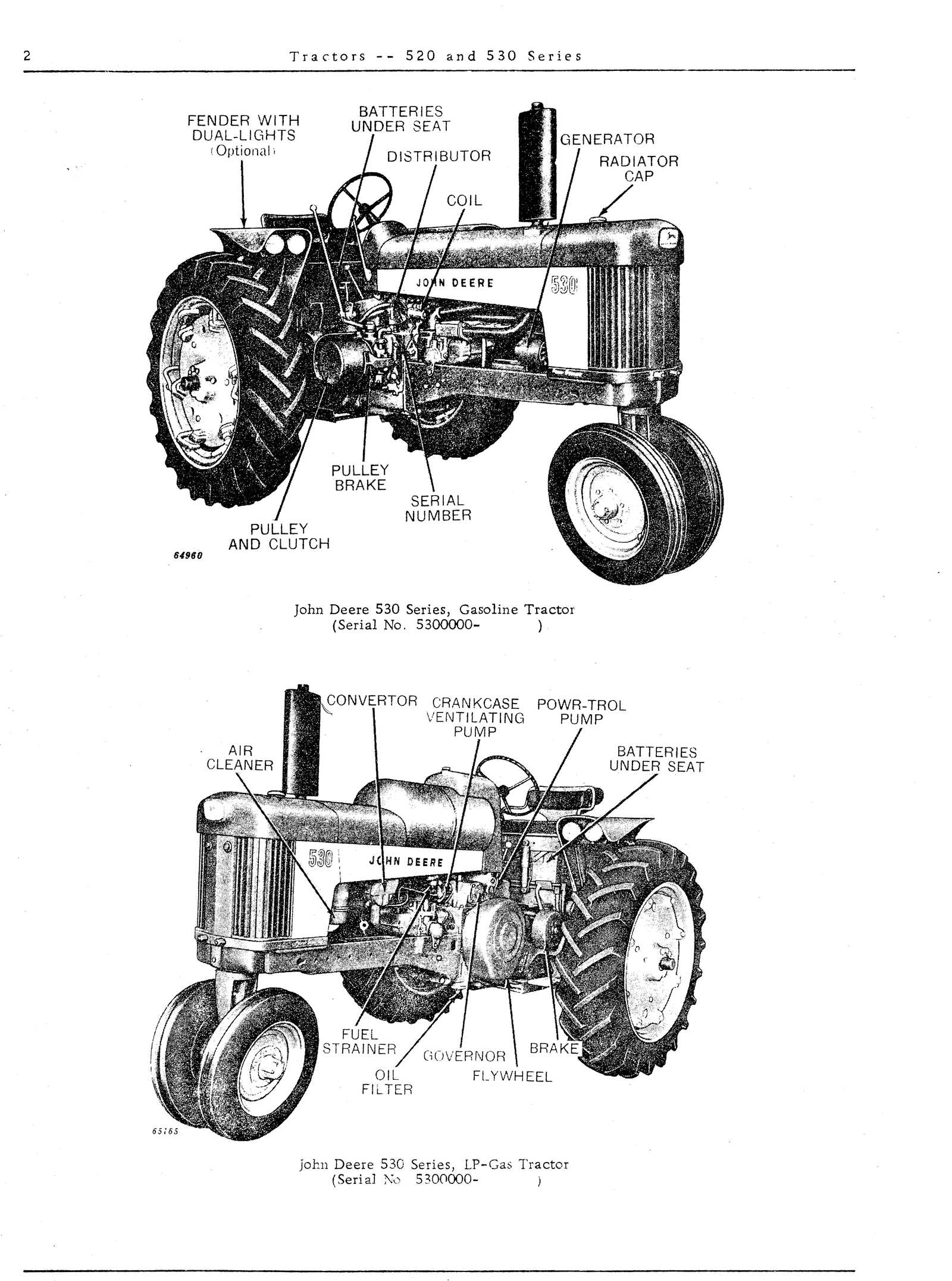 white tractor parts diagram