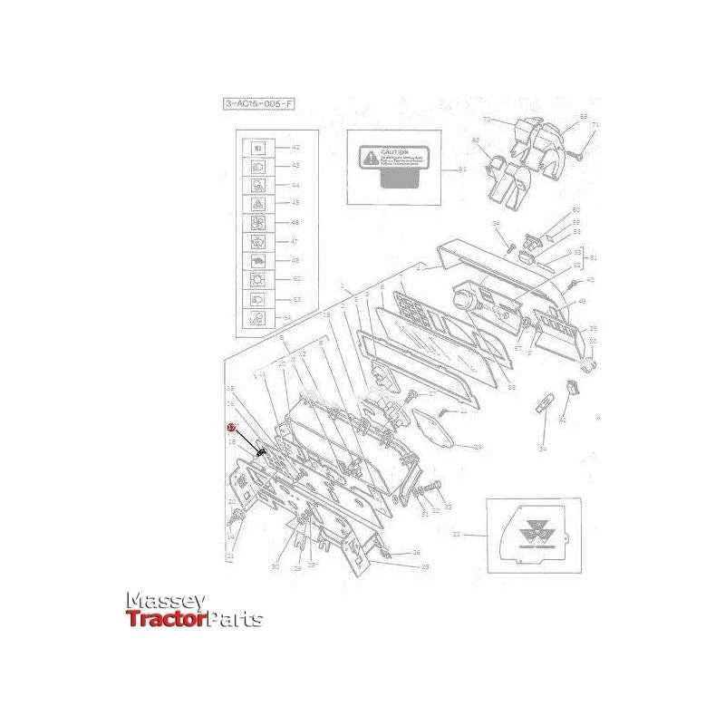 white tractor parts diagram