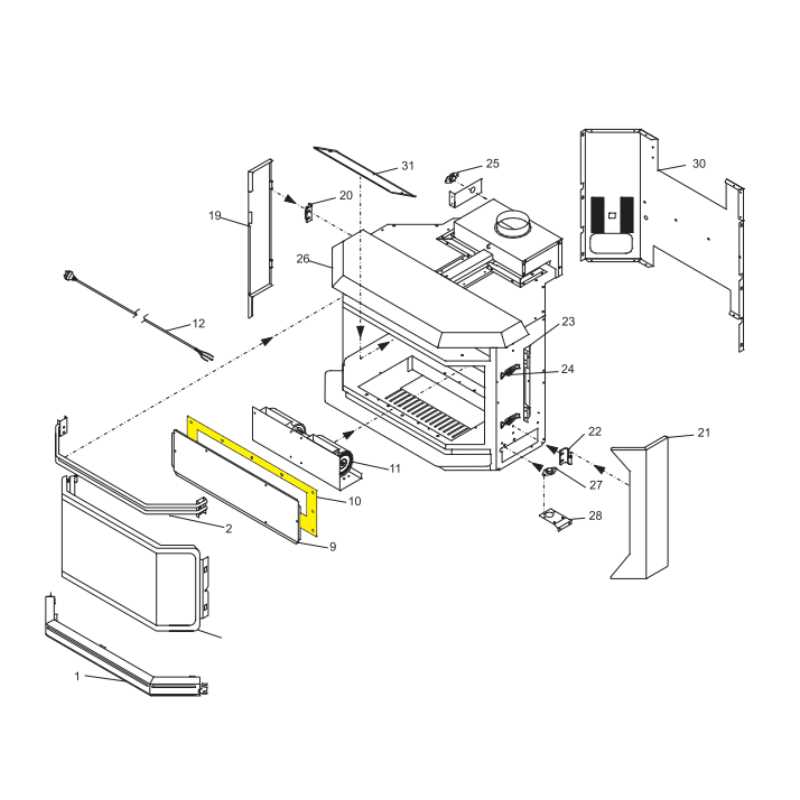 whitfield pellet stove parts diagram