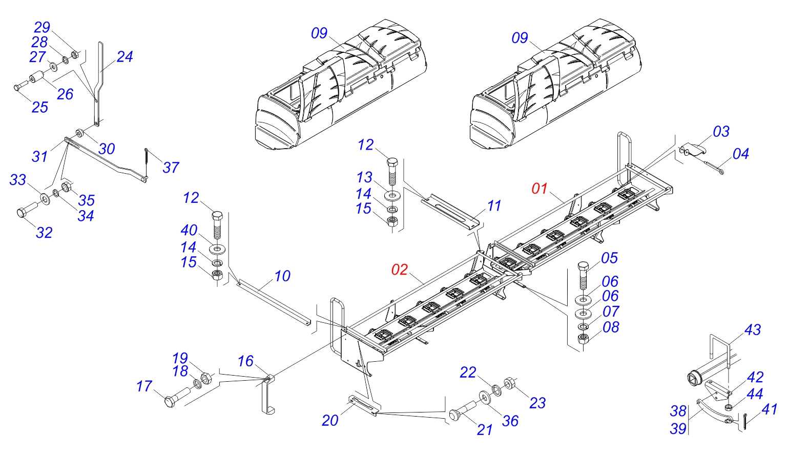 wilson pacesetter parts diagram