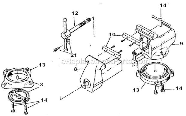 wilton bullet vise parts diagram