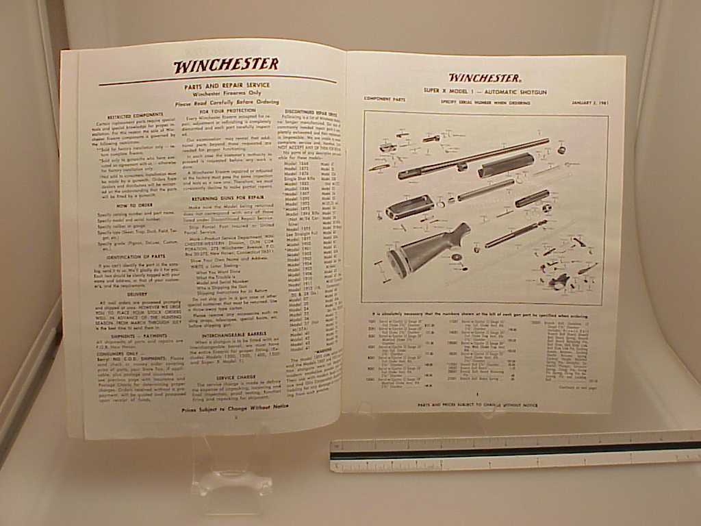 winchester model 1400 parts diagram