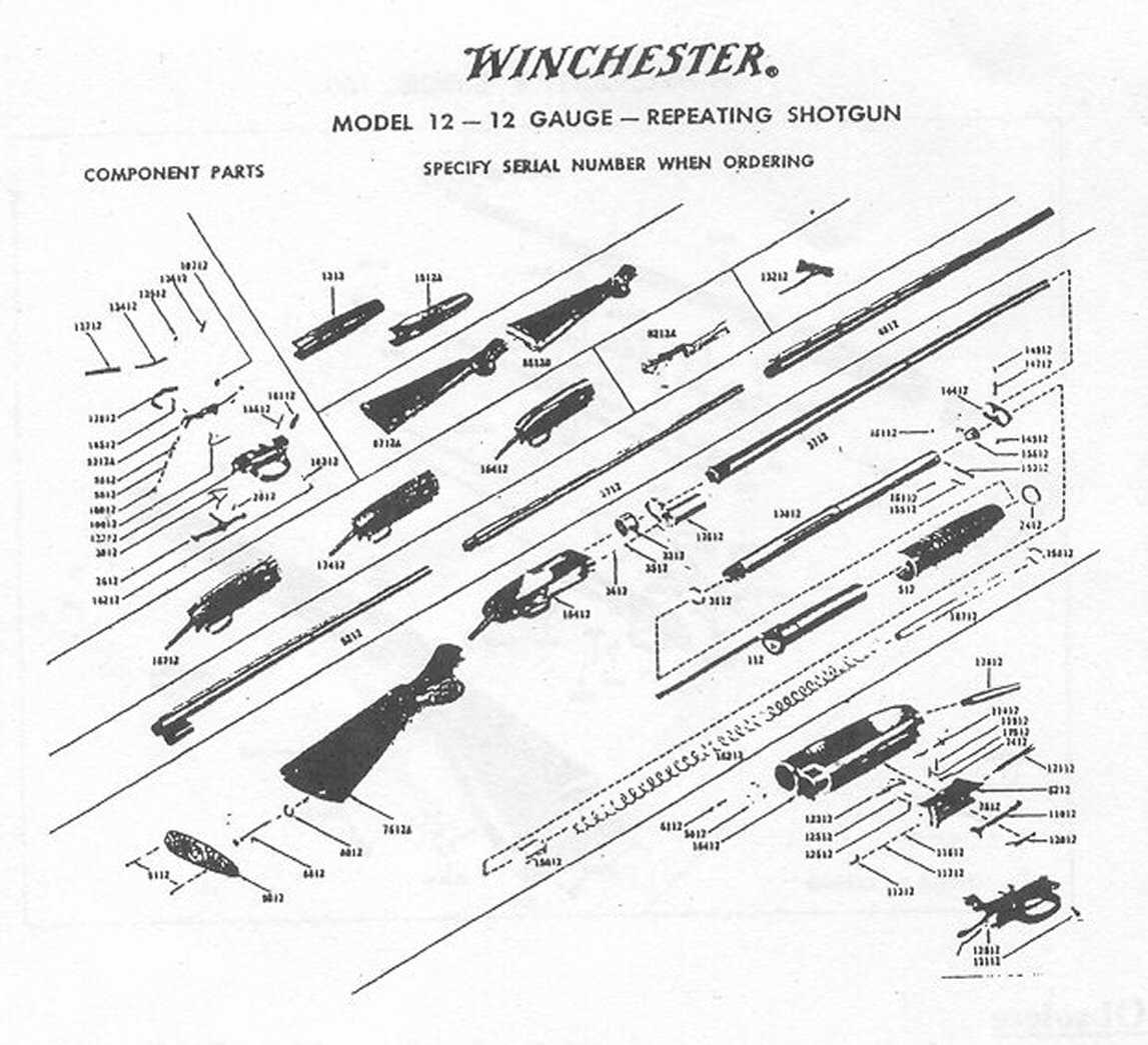 winchester model 270 parts diagram