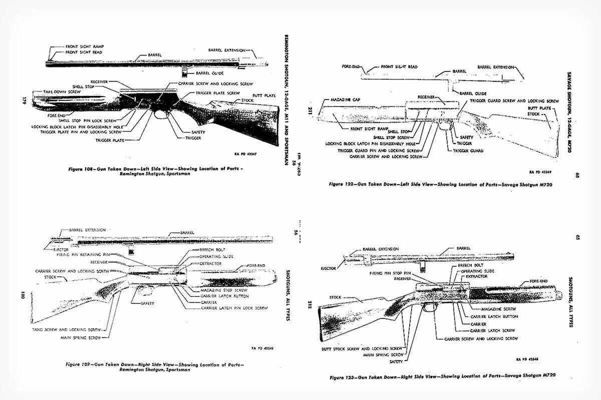 winchester model 270 parts diagram