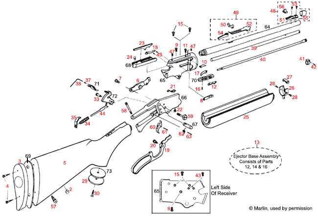 winchester model 37a parts diagram