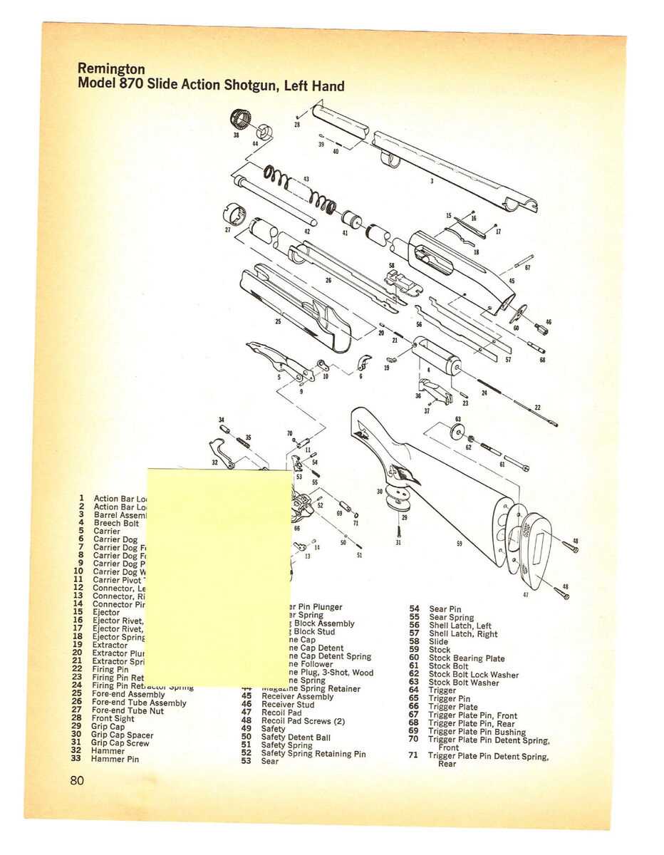 winchester sxp parts diagram