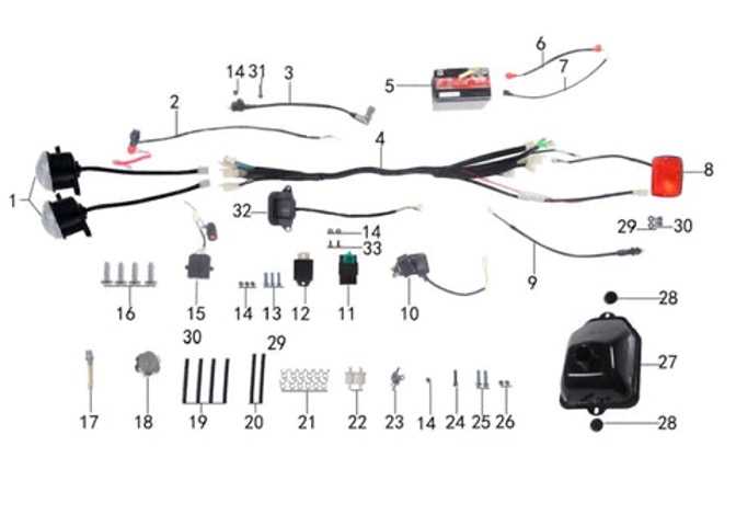 wiring diagram arctic cat atv parts diagram