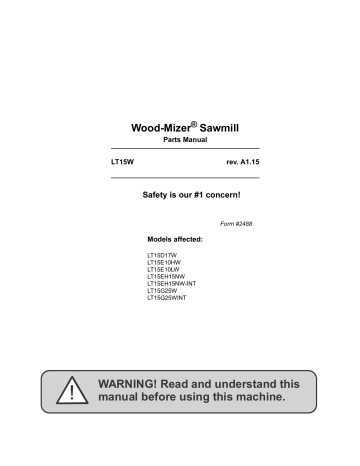 wood mizer parts diagram