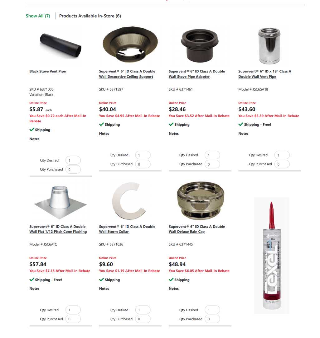 wood stove chimney parts diagram