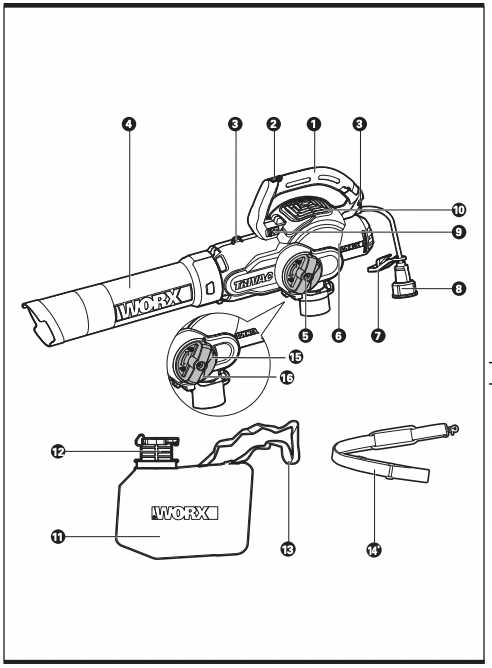 worx wg520 parts diagram