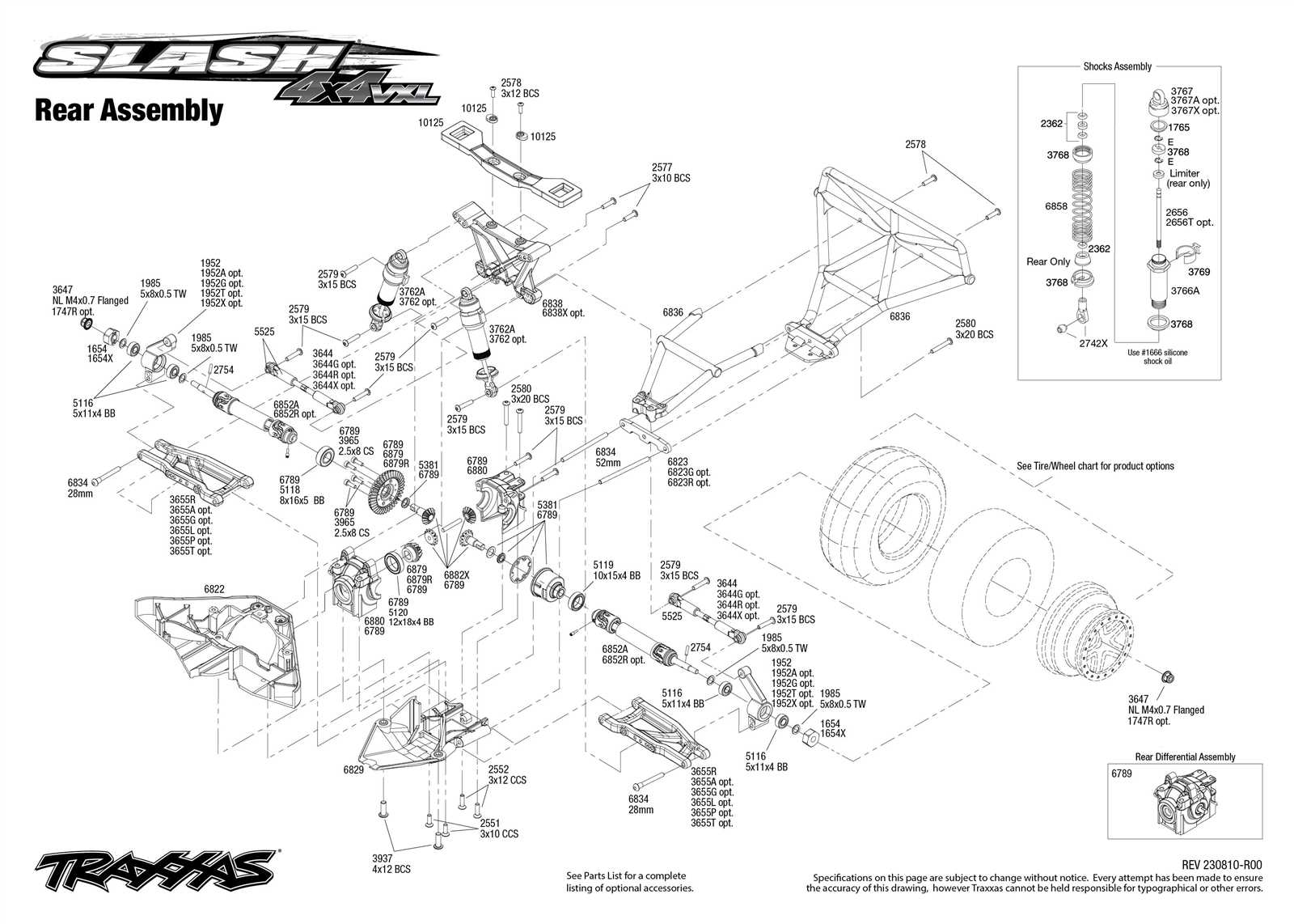 xmaxx 8s parts diagram