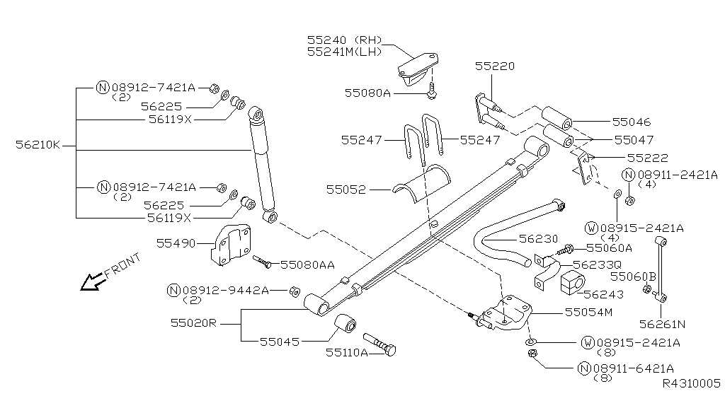 xterra parts diagram