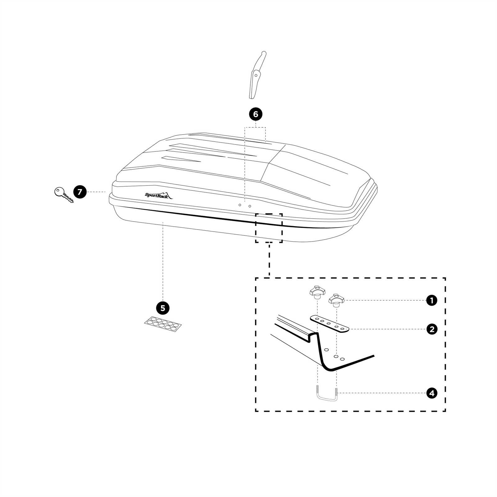 yakima skybox parts diagram