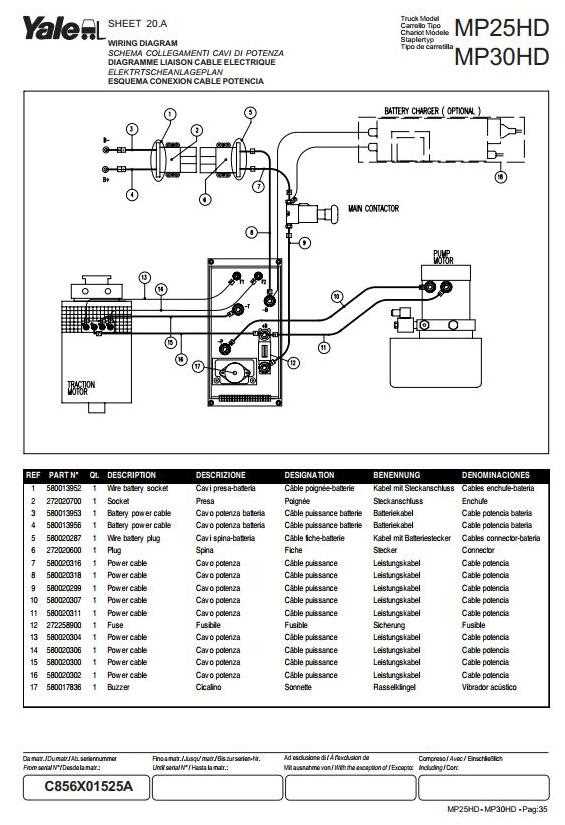 yale electric pallet jack parts diagram