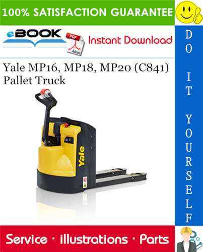 yale electric pallet jack parts diagram