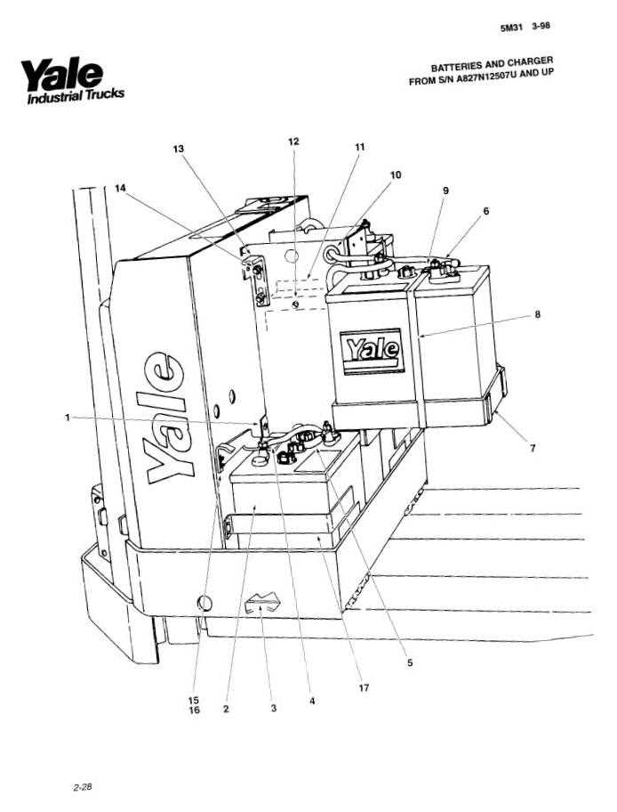 yale electric pallet jack parts diagram