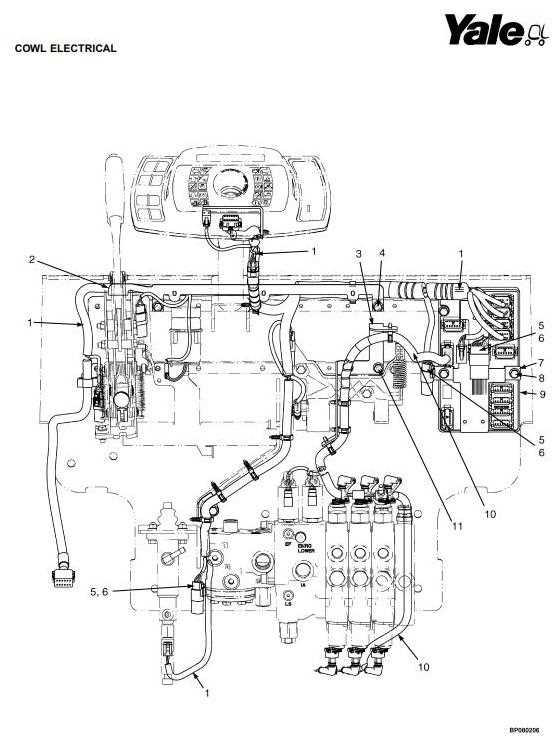 yale forklift parts diagram