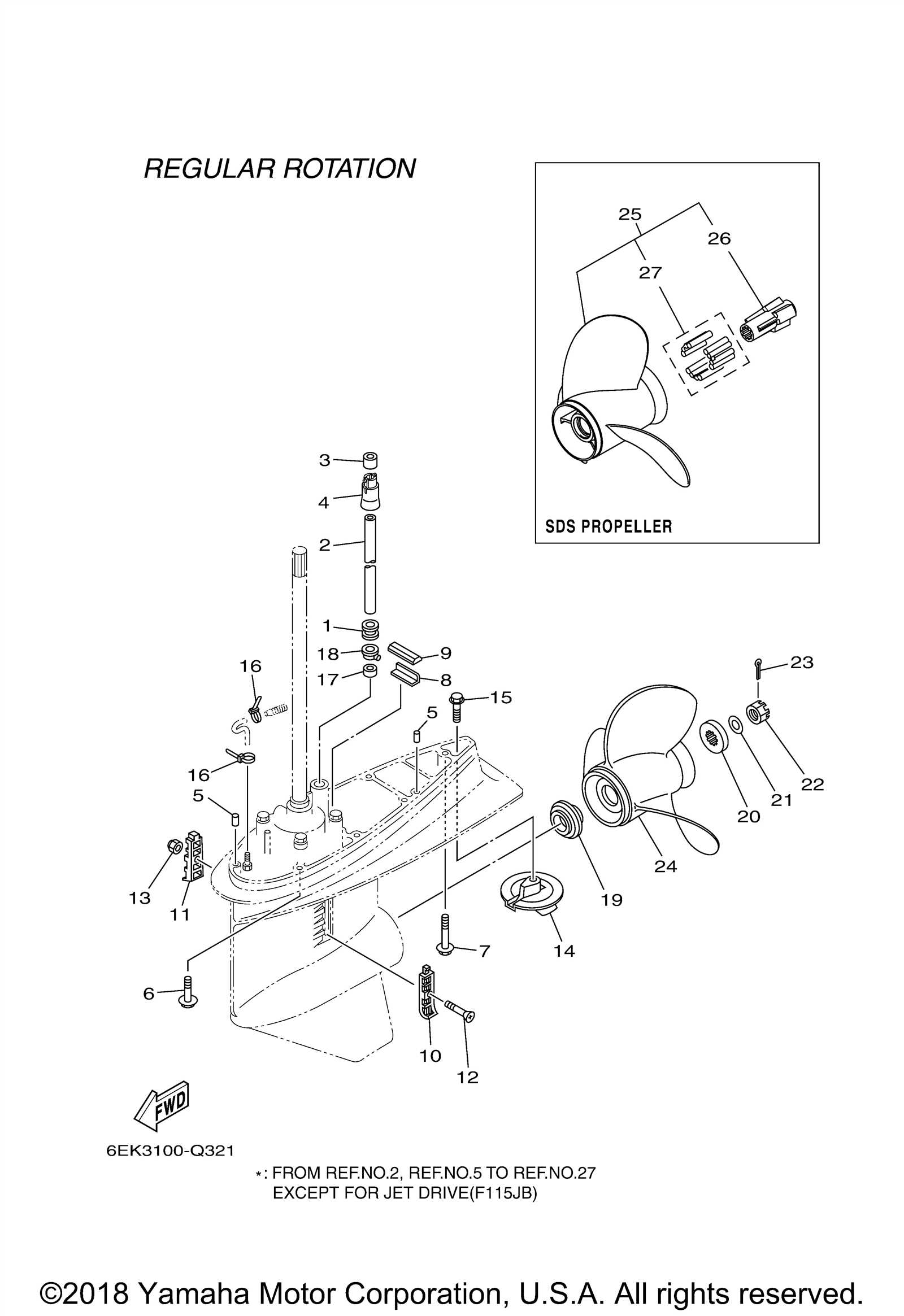 yamaha 115 outboard motor parts diagram