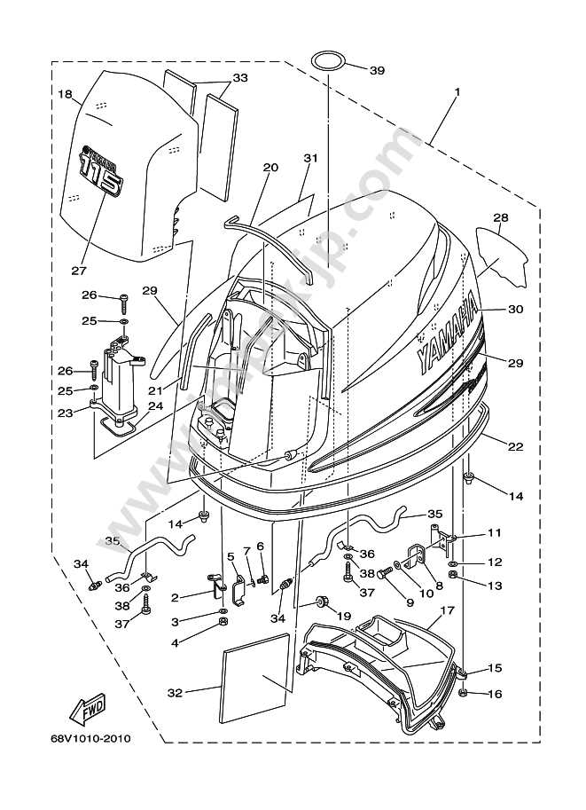 yamaha 115 parts diagram