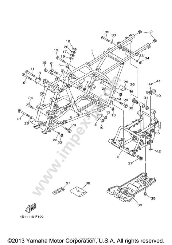 yamaha big bear 400 parts diagram