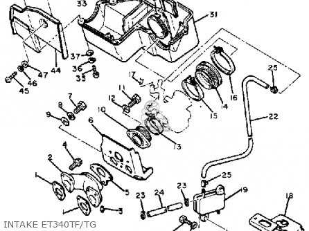 yamaha enticer parts diagram