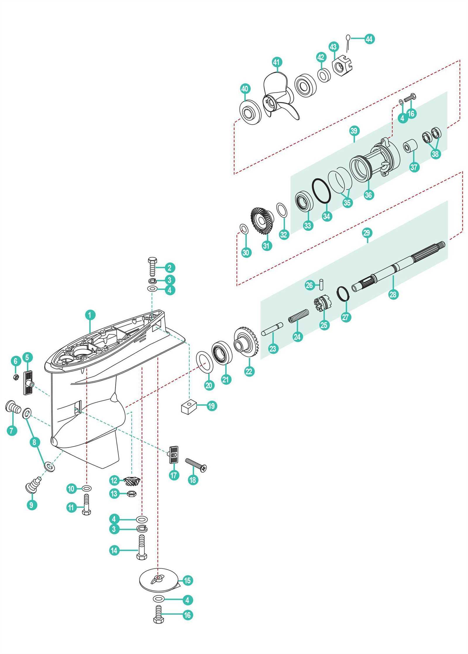 yamaha f40 parts diagram