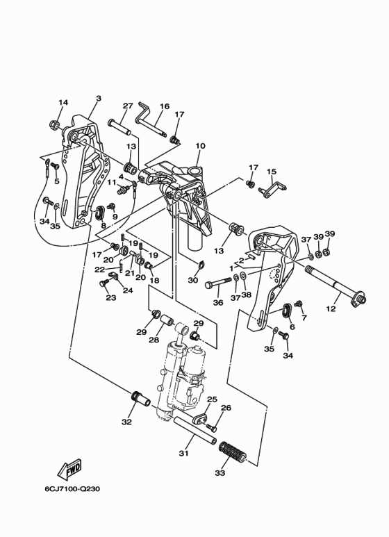 yamaha f40 parts diagram