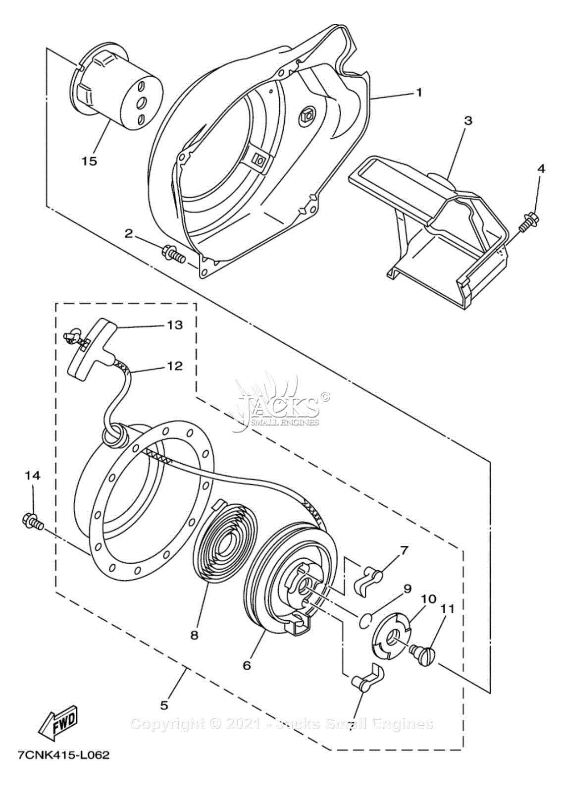 yamaha ma190 parts diagram