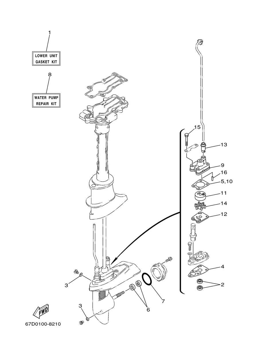 yamaha outboard parts diagrams