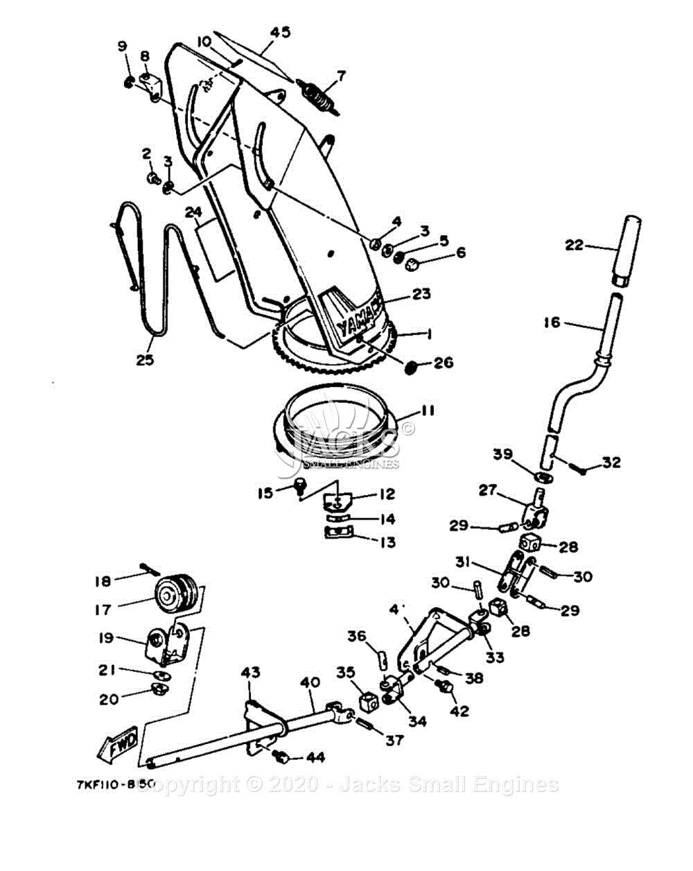 yamaha sidewinder parts diagram