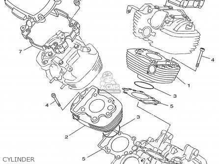 yamaha v star parts diagram