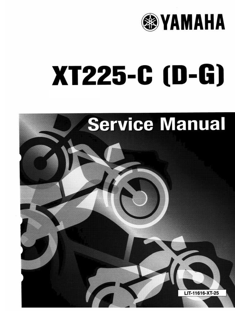 yamaha xt225 parts diagram