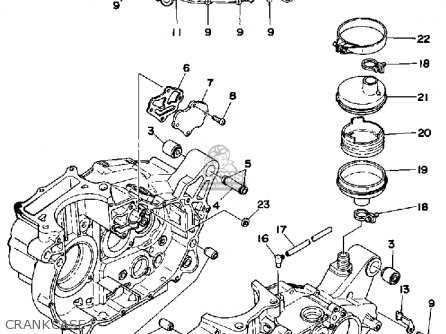 yamaha xt500 parts diagram