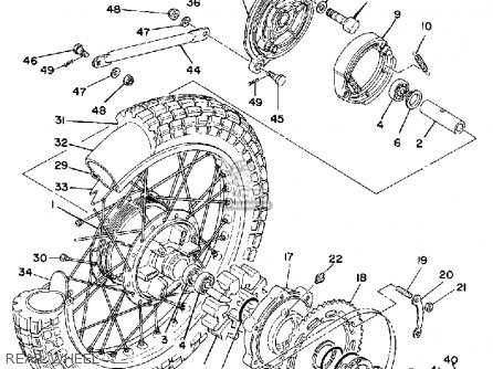 yamaha xt500 parts diagram