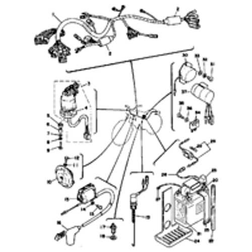 yamaha xt500 parts diagram