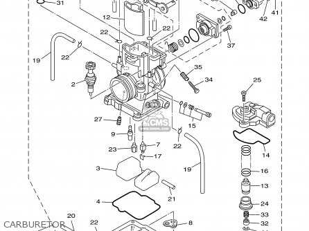 yamaha yz250 parts diagram