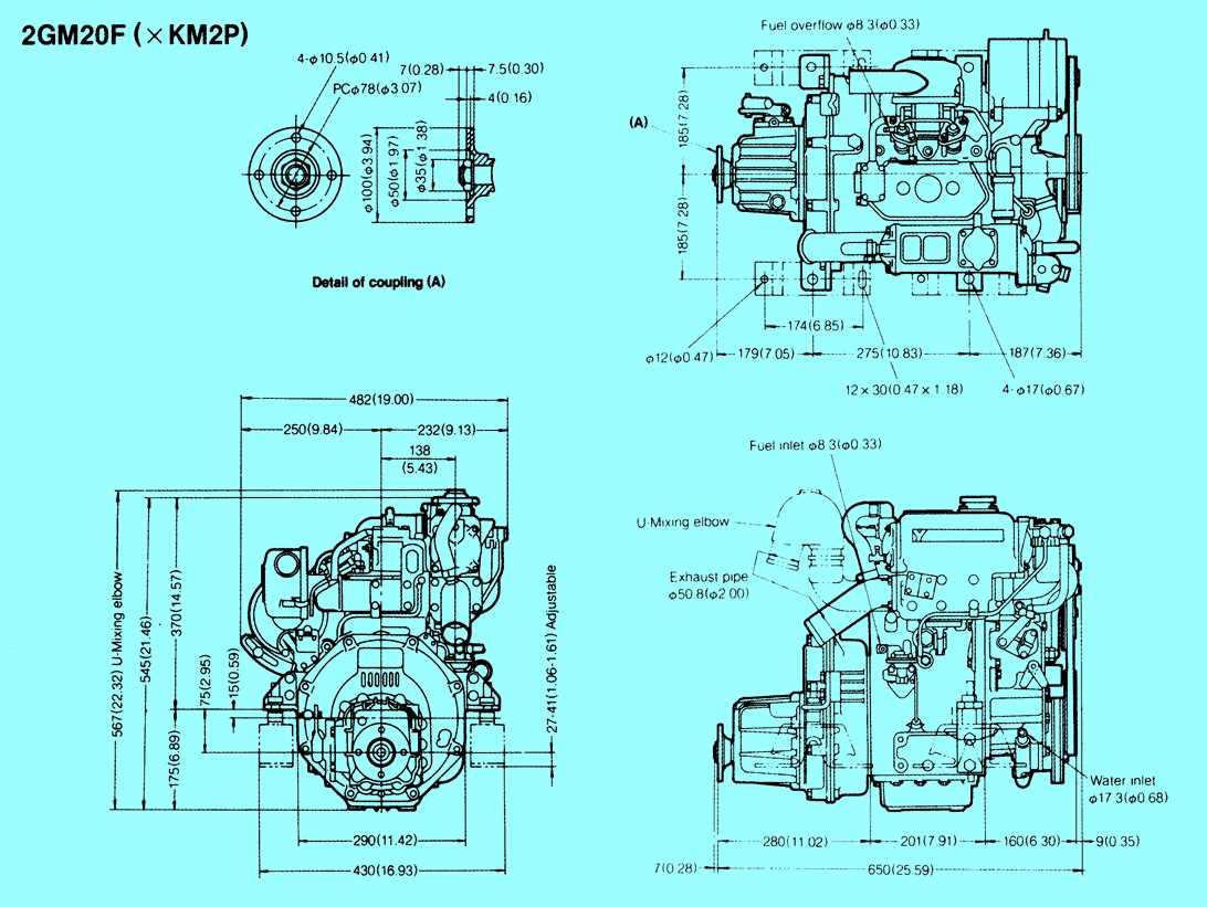 yanmar 2gm parts diagram