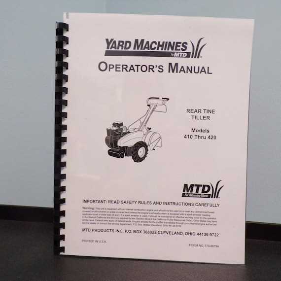 yard machine push mower parts diagram