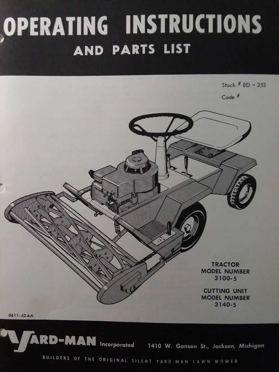 yardman riding lawn mower parts diagram