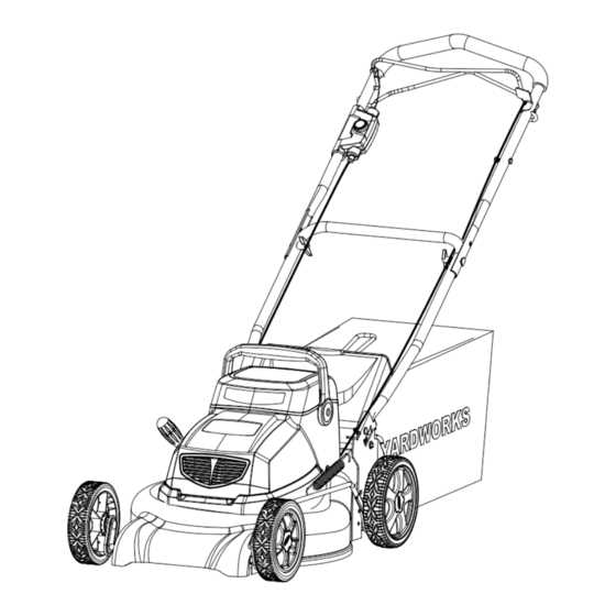 yardworks lawn mower parts diagram