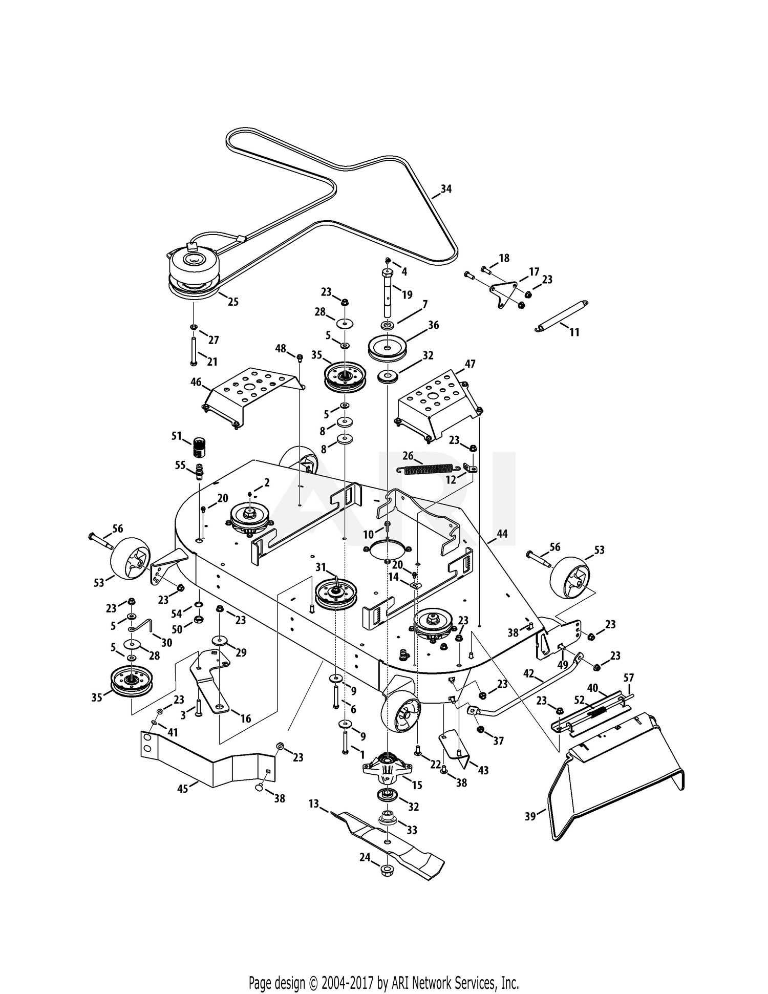 yt3000 parts diagram